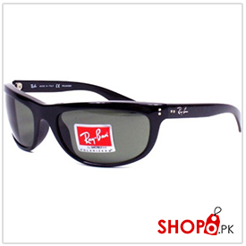 Ray Ban RB4089 601/58 Size 62 Balorama Black/Crystal Green Polarized Sunglasses